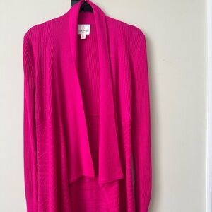 Julie Brown Vibrant Pink Cardigan
